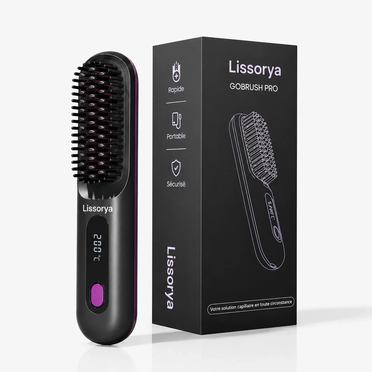 Lissorya™ | Brosse pour Cheveux Courts