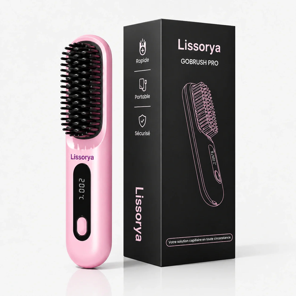 Lissorya™ | Brosse pour Cheveux Courts