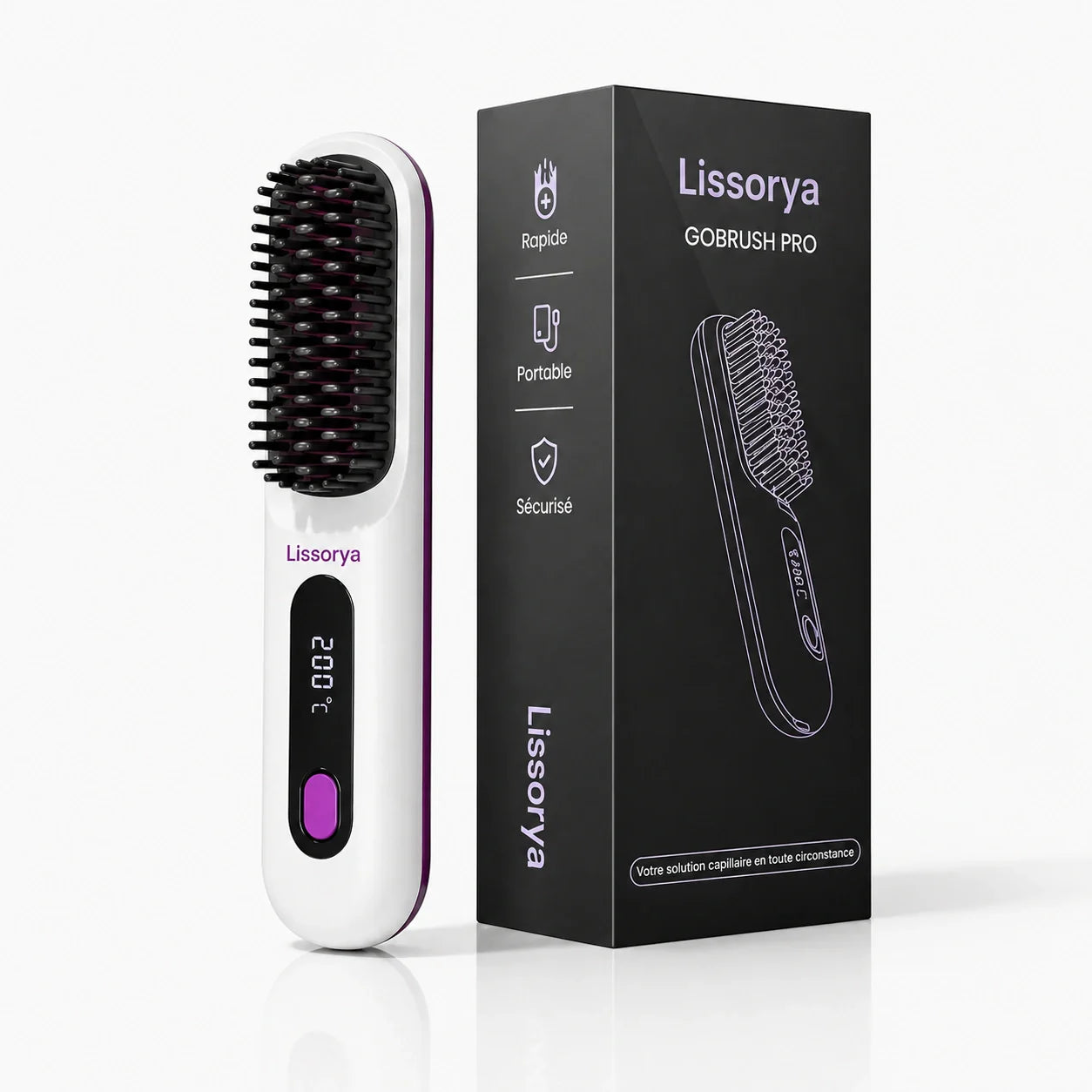 Lissorya™ | Brosse pour Cheveux Courts